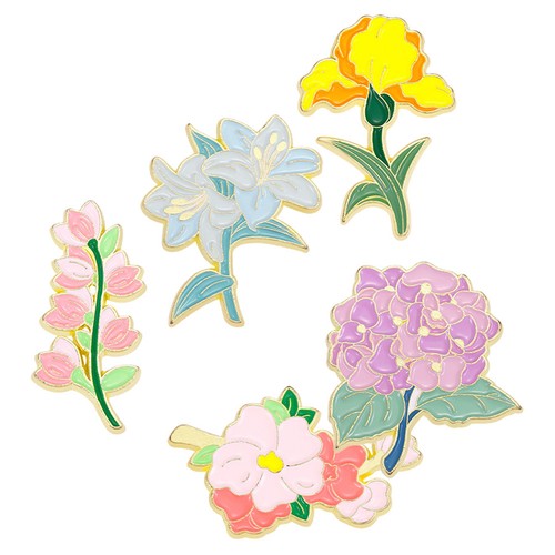 Pezzi fermaglio floreale - pezzi,