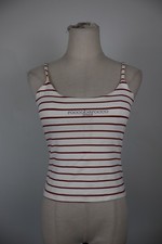 ROCCOBAROCCO MAGLIA TOP CANOTTA DONNA TG 44 WOMAN CASUAL VINTAGE T-SHIRT LOGO