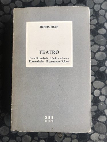 Teatro henrik ibsen 1 - ibsen,, 1°ed