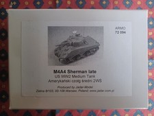 ARMO 72094 - Tank, Medium, SHERMAN V (M4 A4 75mm dry late)   - 1/72 resin kit