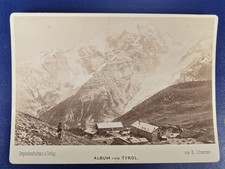 Franzenshöhe mit Ortler – Originalaufnahme um 1890 B. Johannes, Hofphotographen