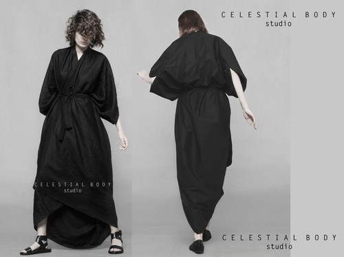 Abito avvolgente stile kimono