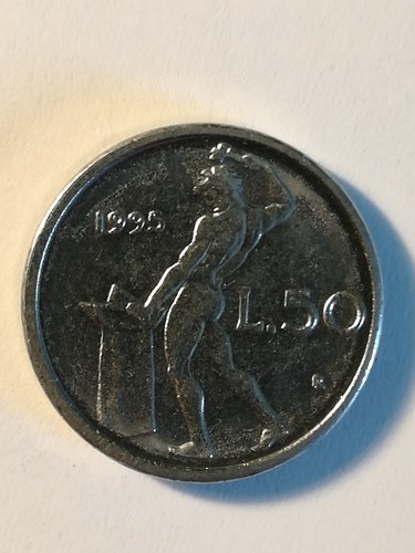 Moneta lire piccola - moneta, 50