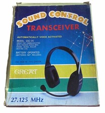 Ricetrasmettitore  Sound Control Transceiver 27.125 MHz Modello GSC-05 Coppia
