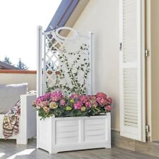 Fioriera con spalliera Bama Separè cm 80x42,5xH150 Lt.120 riserva d' acqua