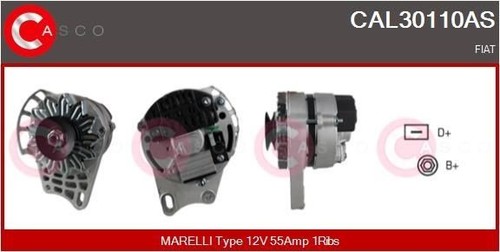 Alternatore casco cal30110as - alternatore,