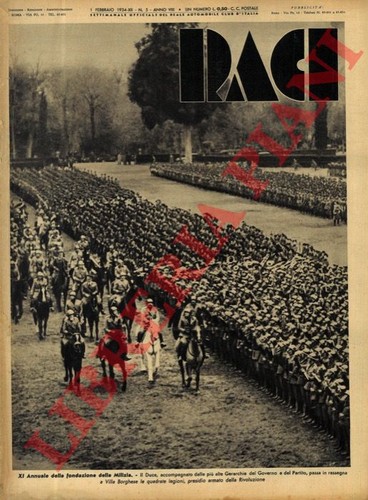 Raci 1934 settimanale del - raci.,