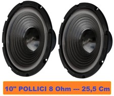 🇮🇹 2 PZ WOOFER 25 CM 8
