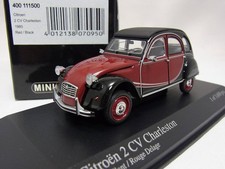 Citroen 2CV Charleston 1980 Rosso/Nero 1/43 558823