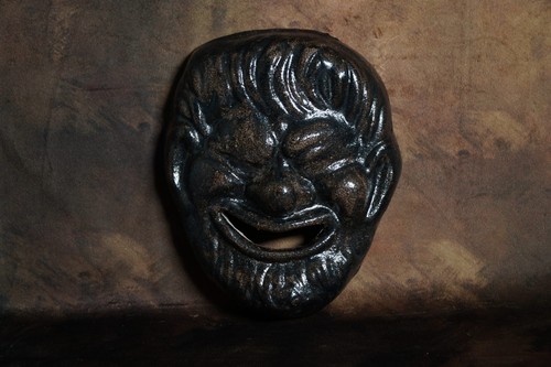 Maschera parete ceramica - maschera, da