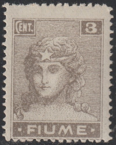 1919 fiume cent nuovo - 3, cent.