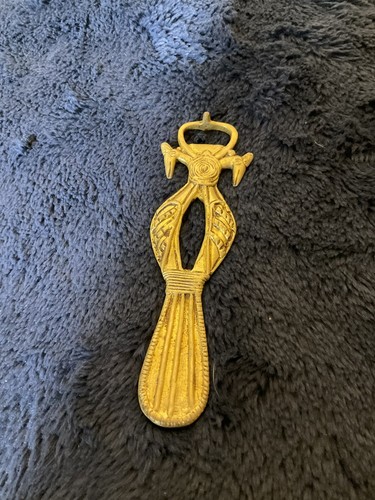 Apribottiglie pavone ottone