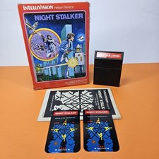 NIGHT STALKER Gioco per INTELLIVISION COMPLETO MATTEL ELECTRONICS OTTIMO