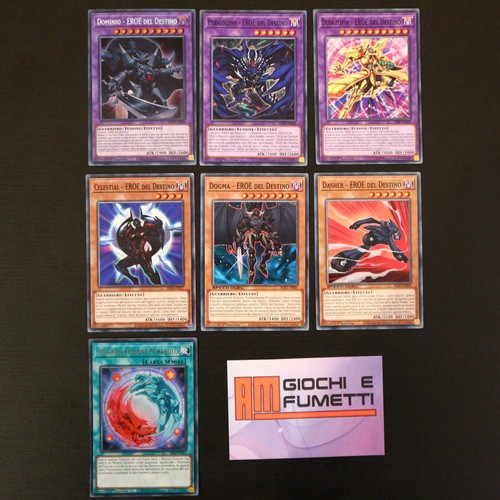 Lotto carte eroe - carte,