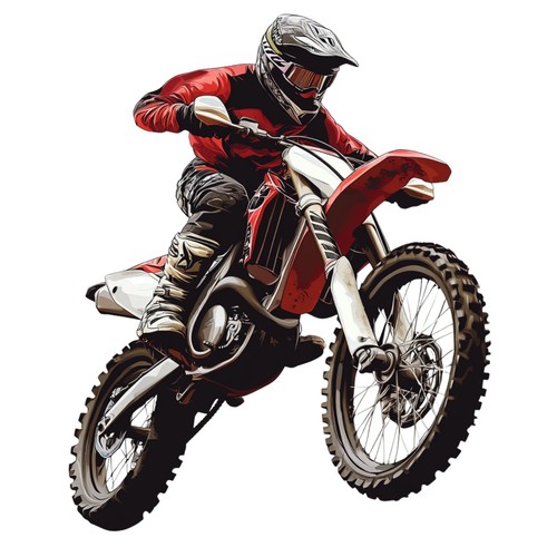 Adesivi dirt bike motocross - bike,