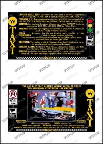 Williams taxi 1988 cartes - williams,