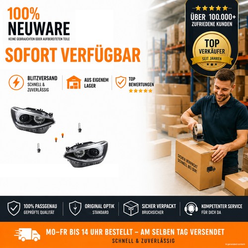 Set fari xenon d1s - fari, sinistra