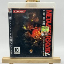 Metal Gear Solid 4 Guns of the Patriots Sony PS3 Playstation 3 ITA Completo