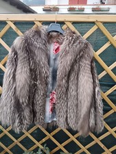 Pelliccia Volpe Argentata giacca taglia 44