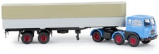 BREKINA 58501 Fiat 690T trattore stradale blu con semirimorchio beige 2 assi 