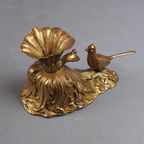 Scultura ottone portacandela - scultura,