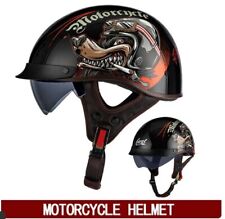 Mezzo casco retrò unisex moto