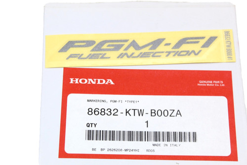 Honda adesivo pgm grigio - honda,