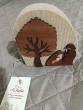 Natività scolpita su legno