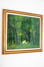 D'ACCARDI GIAN RODOLFO (1906 - 1993) Quadro Dipinto OLIO tela PAESAGGIO Cornice