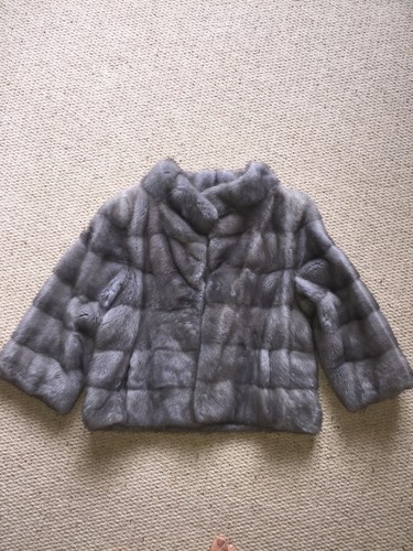 Giacca cropped visone
