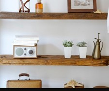 Mensole in legno massello di