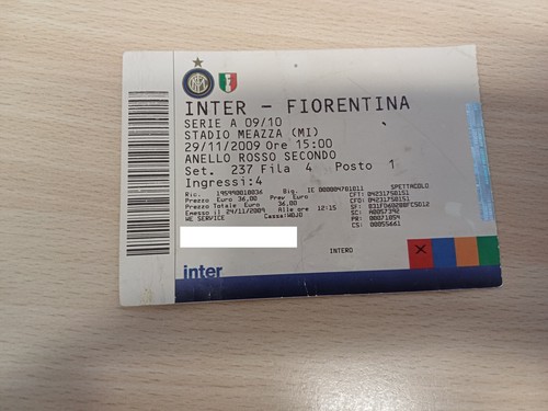 Biglietto calcio football - calcio,