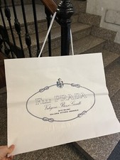 Sacchetto Prada Milano Grande, Shopping Bag, Gift Bag Originale