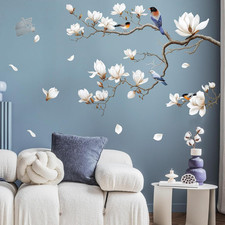 Large Magnolia Flowers Wall