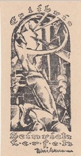 Exlibris Bookplate Litografia
