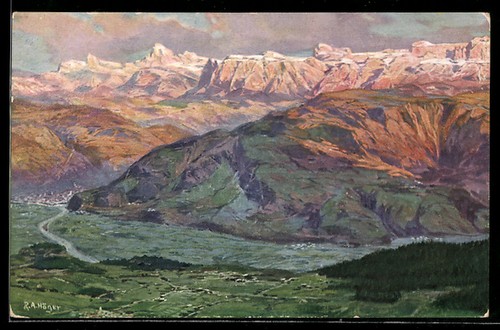 Cartolina artista rud a - cartolina, d'artista