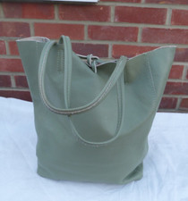 Borsa donna in pelle verde