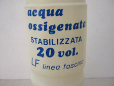 COSMETICI VINTAGE ACQUA OSSIGENATA PALERMO CAPELLI CONFEZIONE PUBBLICITAR