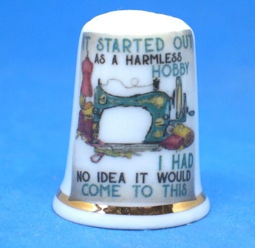 Birchcroft china thimble - china,