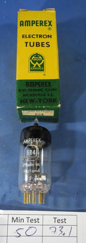 Radio amperex 6r4 - amperex,