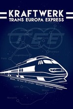 Poster kraftwerk trans europa - trans,