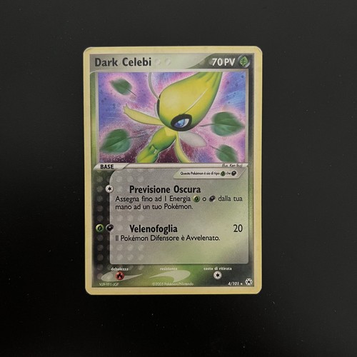 Pokemon card dark celebi holo - dark,