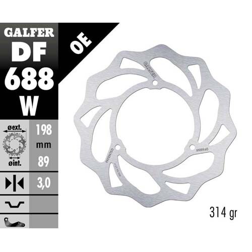 Galfer disco freno - galfer, gas