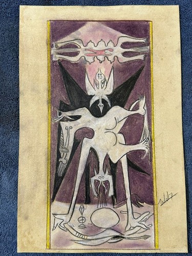 Wifredo lam disegno quadro - disegno,