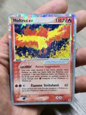 Pokemon Moltres Ex 115/112 Ex Rosso Fuoco/Verde Foglia 