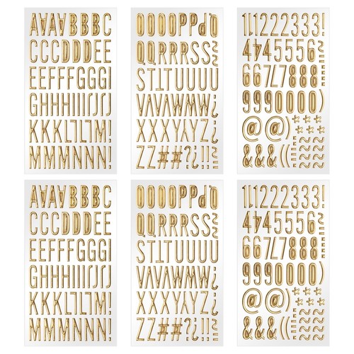 Hoedia 342pcs small gold - small, 3d
