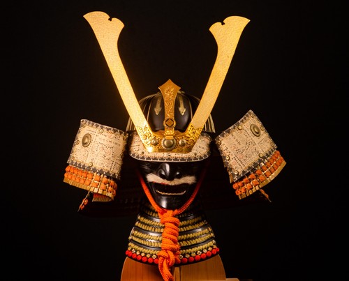 Casco samurai iron kabuto - casco,