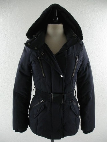 Parka donna zara blu navy - parka, s