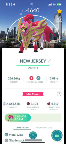 Pokémon shiny zamazenta - pokémon,