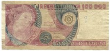 100000 LIRE FALSO D'EPOCA